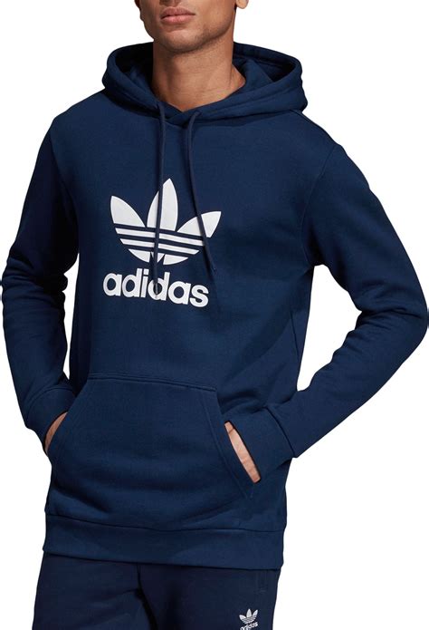 adidas men's original trefoil hoodie|Adidas trefoil pullover hoodie windbreaker.